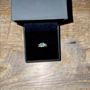 Stunning Strawberry Gold Topaz with Chocolate Diamonds